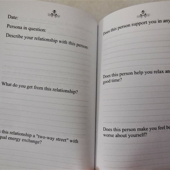 Self-Help Workbook Blacklist Journal Relationship Evoluation NEW - Picture 3 of 10